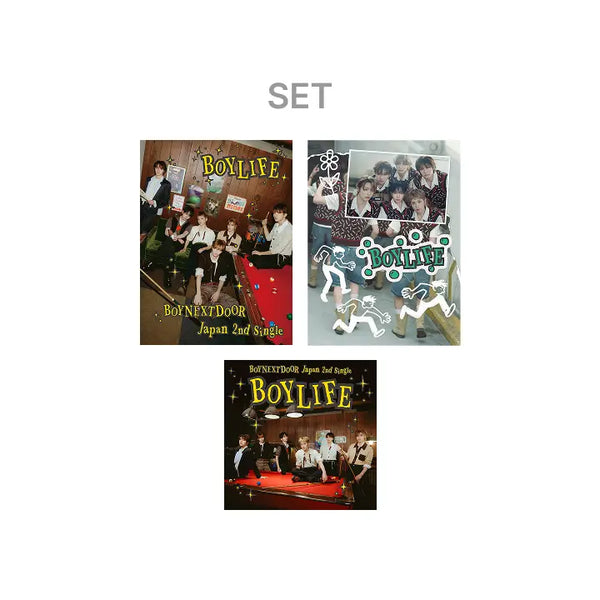 [BOYNEXTDOOR] JAPAN 2nd Single 『BOYLIFE』 3 Set