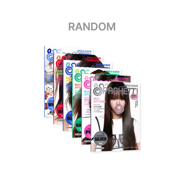 [LE SSERAFIM] 1st Single Album 'SPAGHETTI' (COMPACT ver.) (Random)