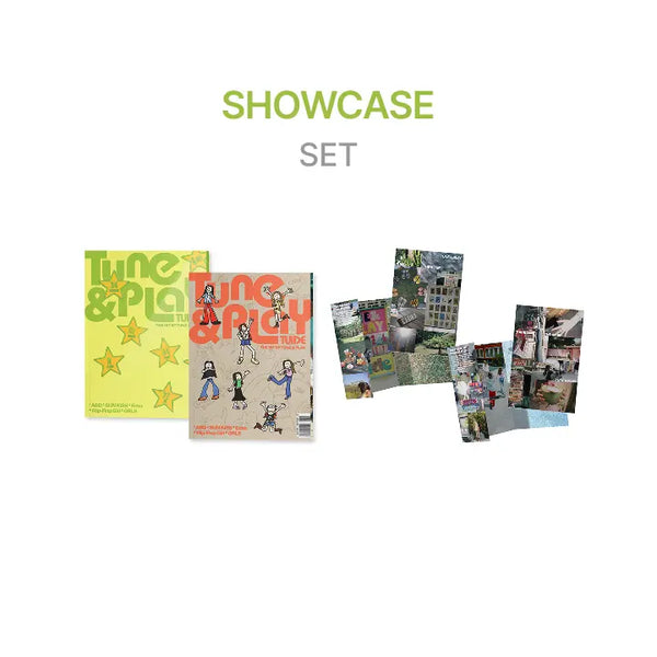 [TUIDE] [SHOWCASE] The 1st EP [TUNE & PLAY] (Set) + The 1st EP [TUNE & PLAY] (Weverse Albums ver.) (Set) Set