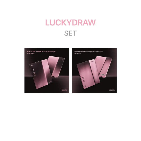[BLACKPINK] [LUCKY DRAW] BLACKPINK 3rd MINI ALBUM [DEADLINE] BLACK Ver. + PINK Ver. Set