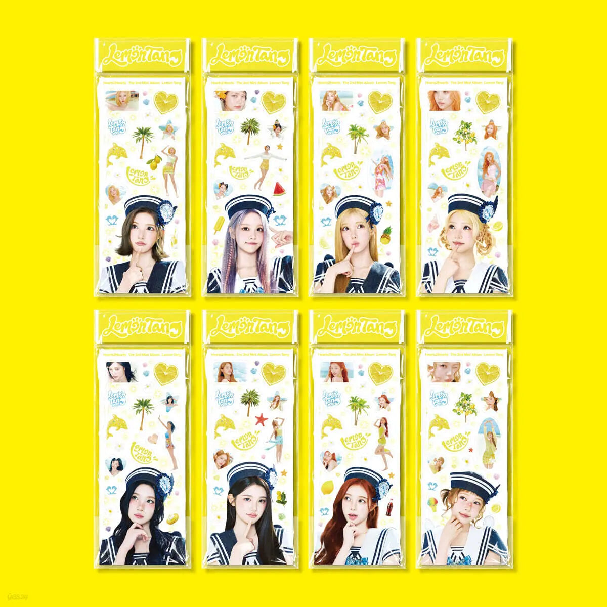 [Hearts to Hearts] Hearts2Hearts 2nd Mini Album: Lemon Tang (Sticker Ver.) / Hearts2Hearts (하츠투하츠) - 미니앨범 2집 : Lemon Tang [Sticker Ver.](스마트앨범) [8종 중 1종 랜덤발송]