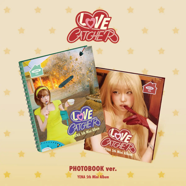 [Choi Yena] Choi Yena - Mini Album Vol. 5: Love Catcher (Photobook Ver.) / 최예나 - 미니앨범 5집 : LOVE CATCHER [PHOTOBOOK ver.][2종 SET]