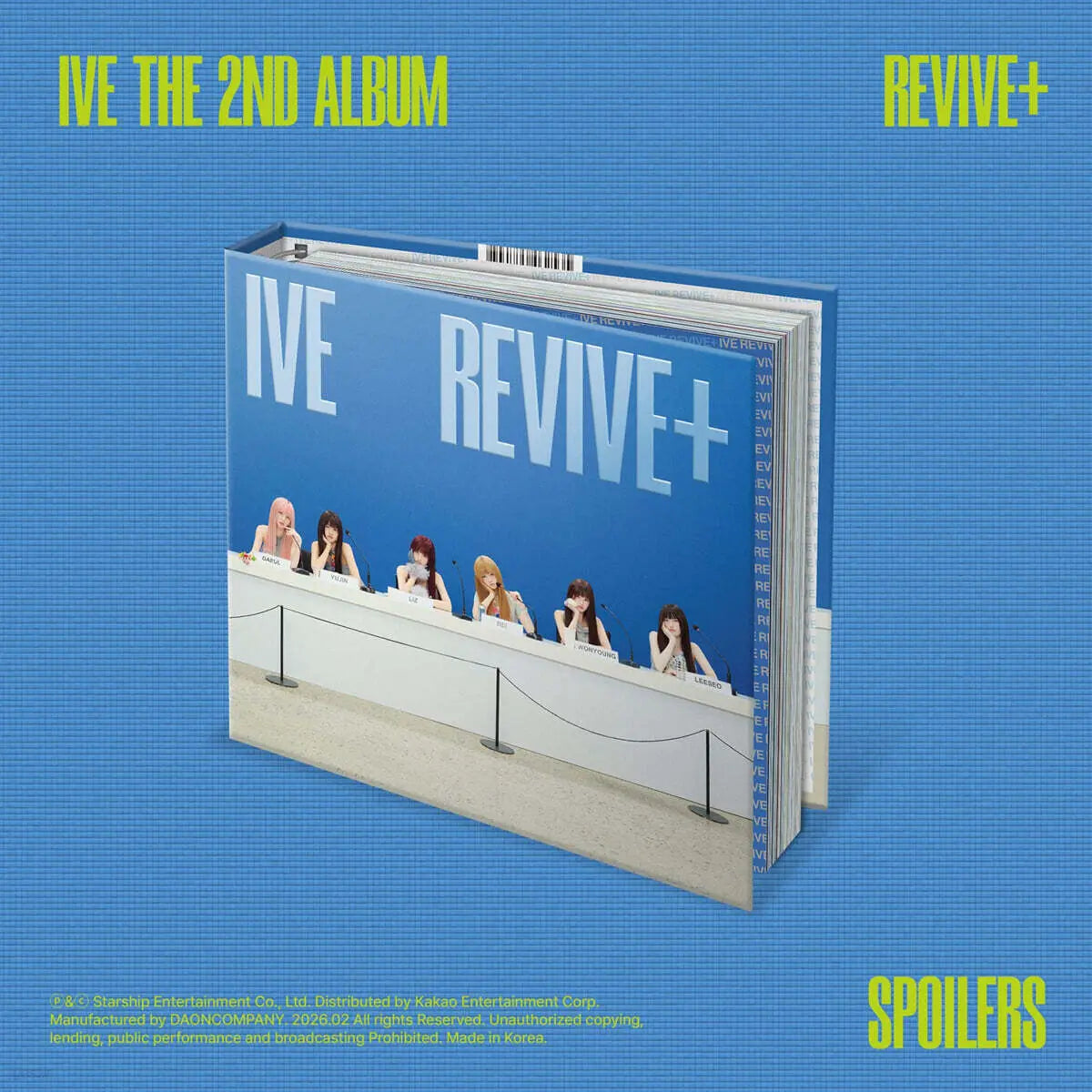 [Ive] IVE - The 2nd Album : REVIVE+ (Spoilers Ver.) / IVE (아이브) - THE 2ND ALBUM : REVIVE+ [SPOILERS ver.]