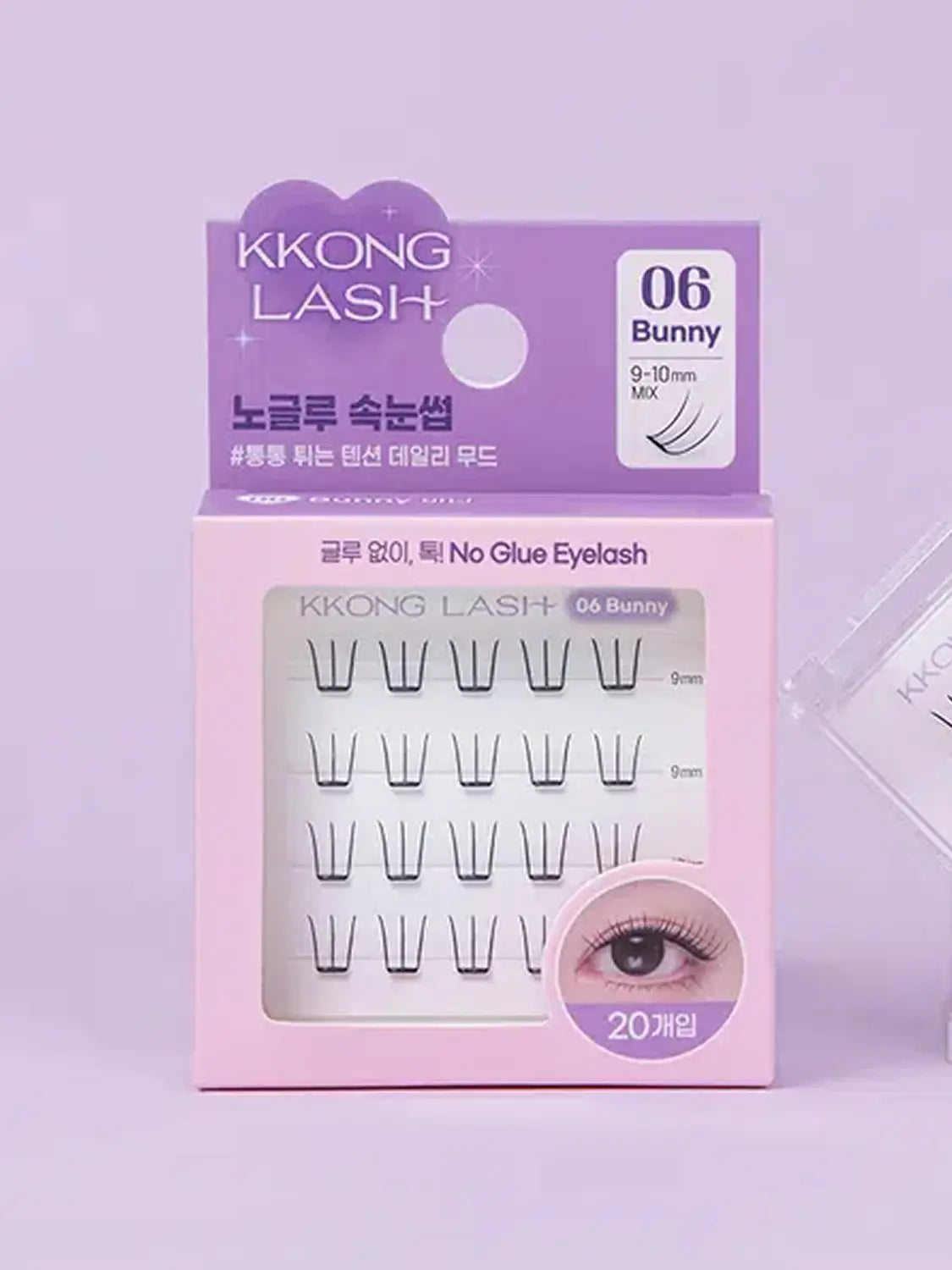 [Gongraeshi] Gonglash No-Glue Eyelashes - #6 Bunny / [#6 바니]꽁래쉬 노글루 속눈썹