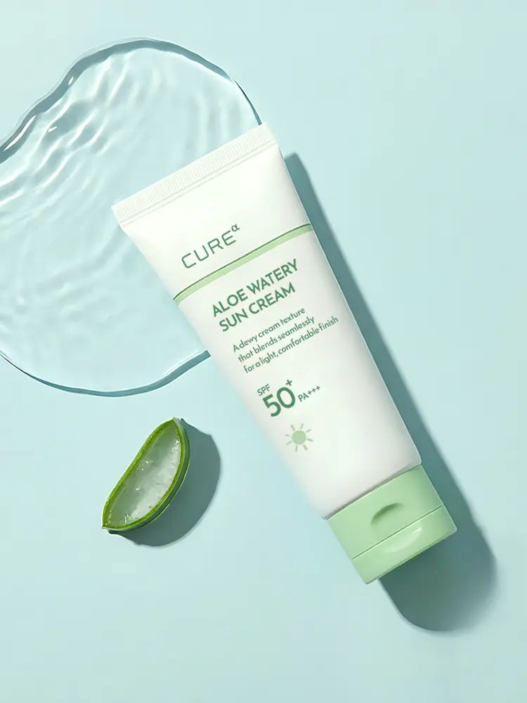 [Kim Jeong Moon Aloe] Kim Jung Moon Aloe Cure Alpha Aloe Watery Sun Cream 40ml / 김정문알로에 큐어알파 알로에 워터리 선크림 40 ml