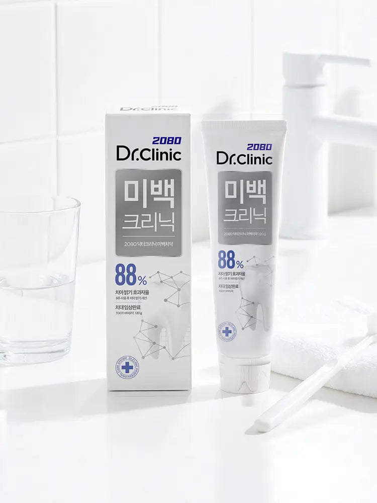 [DAISO] 2080 Dr. Clinic Whitening Toothpaste (120g) / 2080 닥터크리닉 미백치약(120 g)