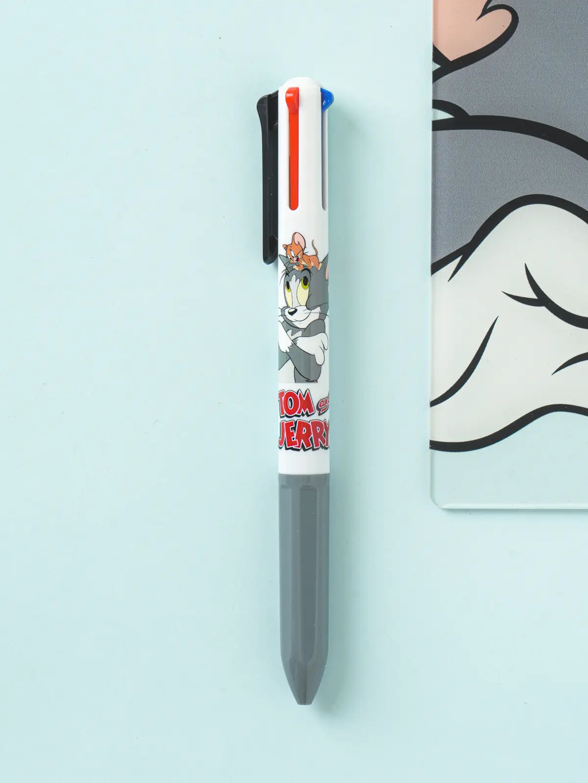 [DAISO] Tom and Jerry 4-Color Ballpoint Pen 0.5 mm / 톰과제리 4색 볼펜 0.5 mm