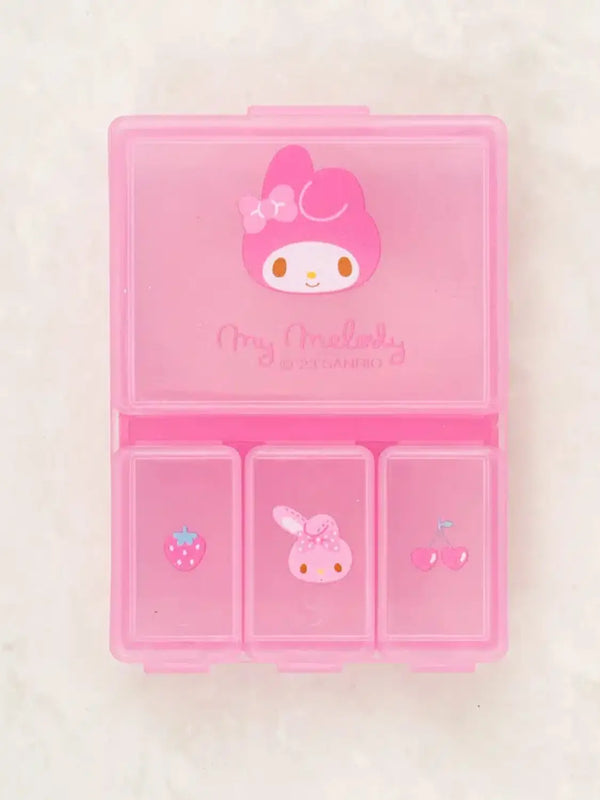 [DAISO] My Melody 4-Section Multi-Purpose Case / 마이멜로디 4분할 다용도 케이스