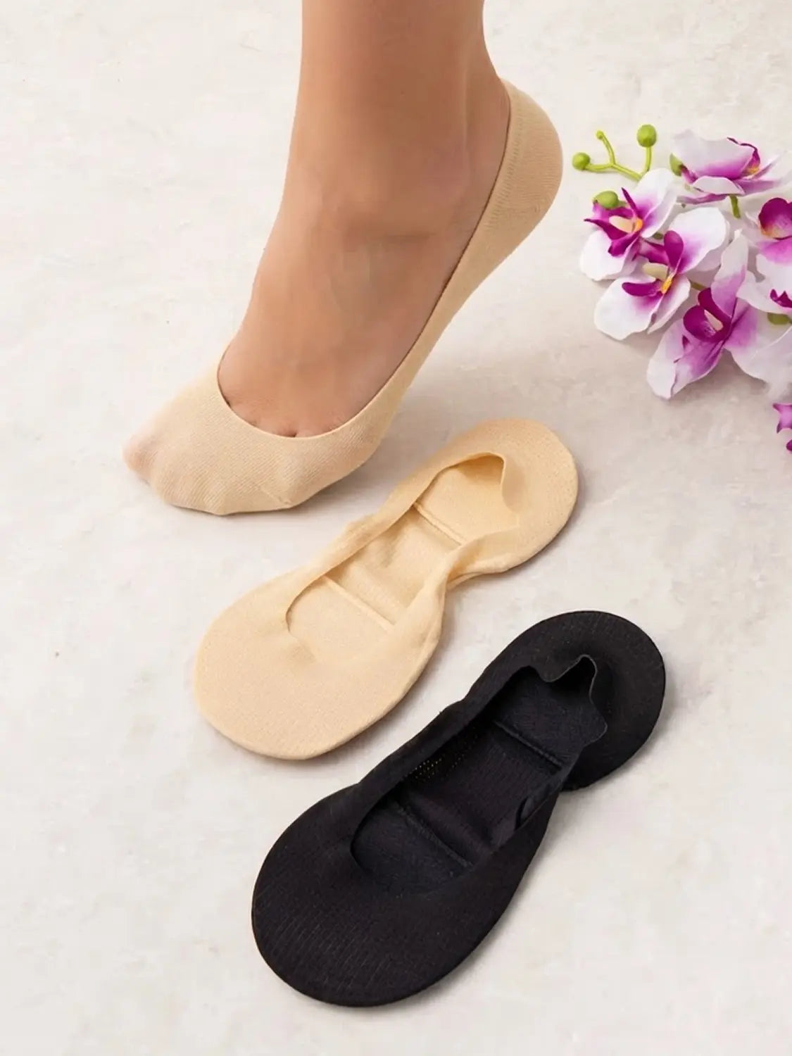 [DAISO] Cushioned Mesh No-Show Socks / 쿠션감 있는 메쉬 덧신