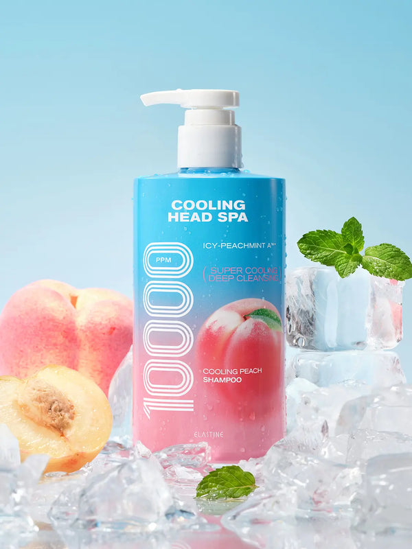 [Elastic] Elastine Cooling Head Spa Cooling Peach Shampoo 460 ml / 엘라스틴 쿨링 헤드스파 쿨링피치샴푸 460 ml
