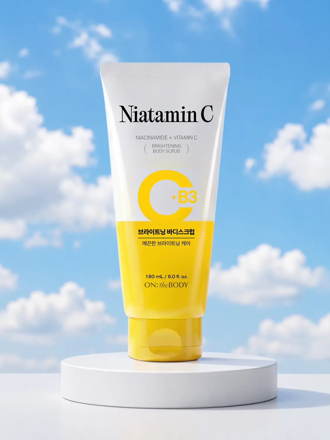 [On The Body] On The Body Niacin Vitamin Brightening Body Scrub 180 ml / 온더바디 나이아타민 브라이트닝 바디스크럽 180 ml