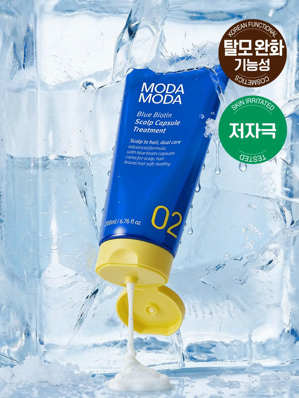 [Moda Moda] Moda Moda Blue Biotin Scalp Capsule Treatment 200ml / 모다모다 블루비오틴 스칼프캡슐트리트먼트 200 ml