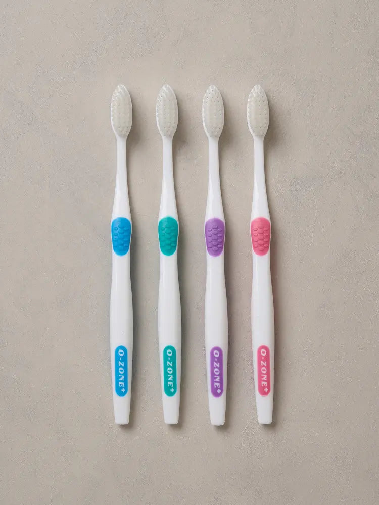 [DAISO] Antibacterial Toothbrush Set (4 Count) / 항균 일반모 칫솔 4개입