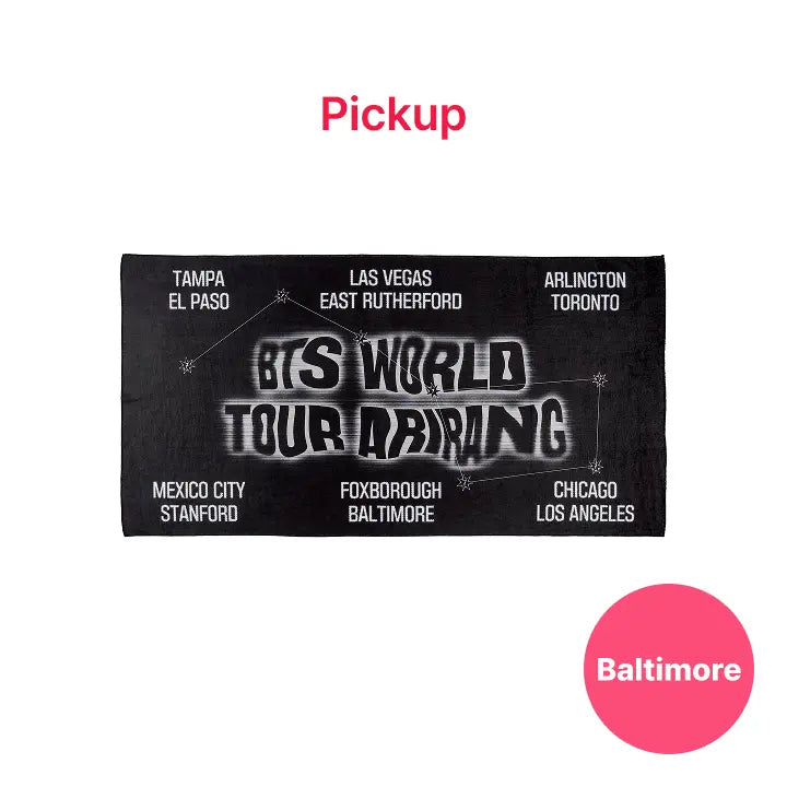 [BTS] [BALTIMORE] [US Exclusive] Towel