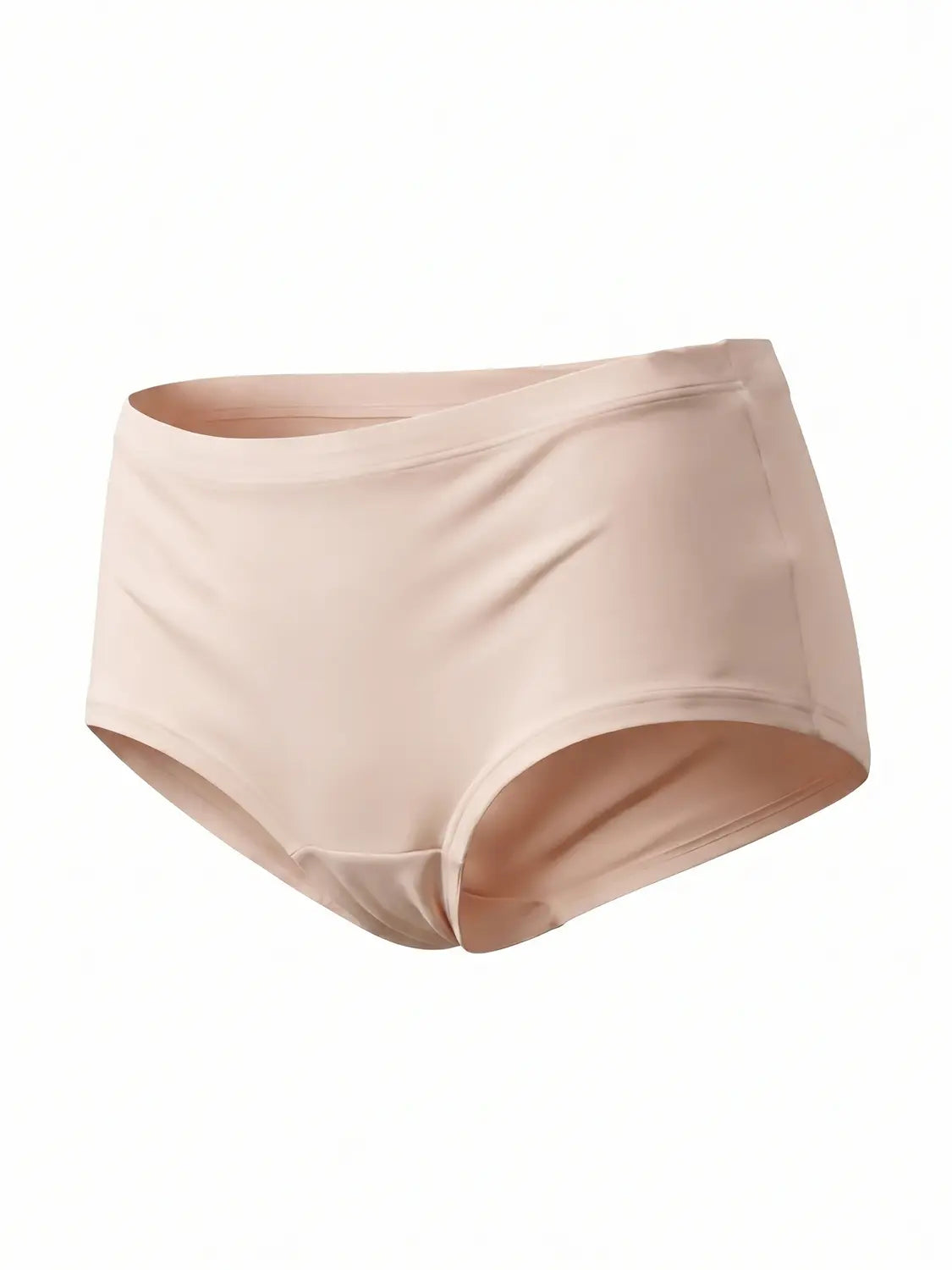 [DAISO] Women's Cotton Mid-Waist Seamless Panty (Light Beige) / 여성 코튼 미들 웨이스트 심리스 팬티(100)(라이트베이지)
