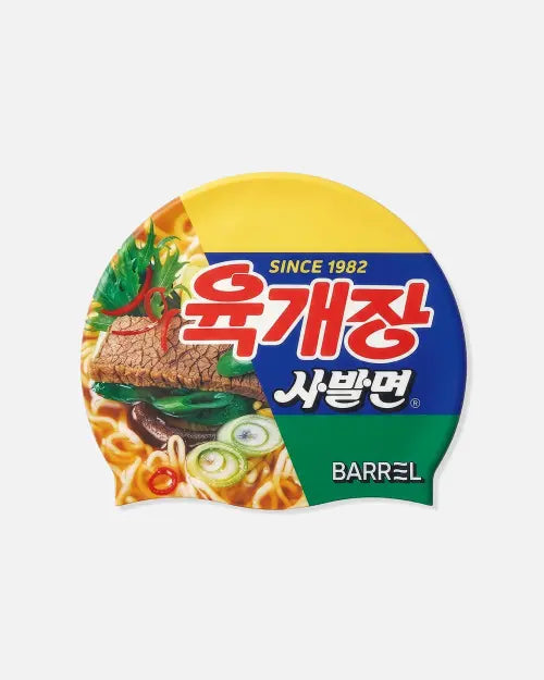 [BARREL] Yukgaejang Bowl Noodle Swim Cap White (B6SUASC108WHT) / 육개장 사발면 스윔 캡 화이트 (B6SUASC108WHT)