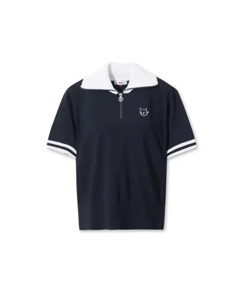 [WAAC] Big Collar Half-Zip Sweater (OE) / Big Collar Half-Zip Sweater (OE) WWWAM26901NYD