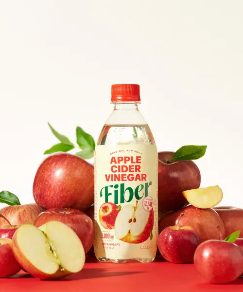 [CLOOP] Apple Cider Vinegar Fiber Zero Carbonated Drink 500ml, 20 Pack / 애사비소다 화이바 제로 탄산음료 500ml, 20개
