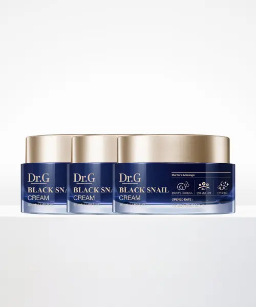 [DR.G] Black Snail Cream 50mL x 3 / [탄력광채크림]블랙스네일 크림 50mLx3개