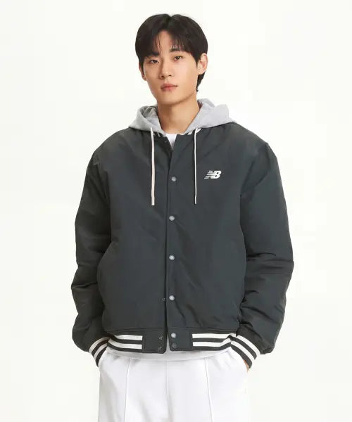 [NEW BALANCE] NB Varsity Hooded Padding (HUNTER) / NBNQGCO113 / UNI NB 바시티 후디드 패딩 (HUNTER)