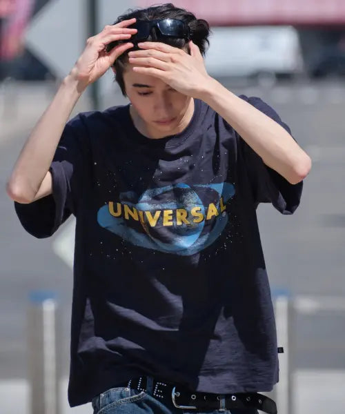 [LOW CLASSIC] UNIVERSAL OVERSIZED TEE_NAVY [LC262TS87NV]