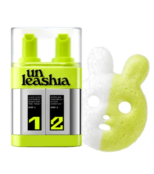 [UNLEASHIA] Unleashia Two Step Zero Pore Overnight Bubble Mask / 언리시아 투 스텝 제로 포어 오버나이트 버블 마스크