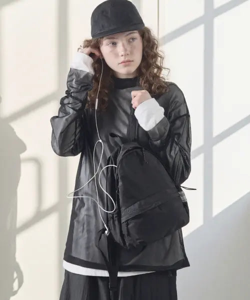 [MATHEMATIK] Ian W30 Backpack Black / 이안 W30 미니 백팩 가벼운 나일론 데일리 가방 백 블랙