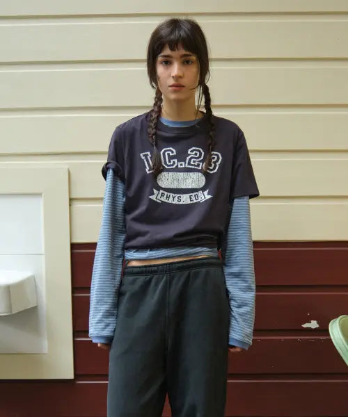 [LOW CLASSIC] Lc 23 TEE_CHARCOAL NAVY [LC261TS11HN]