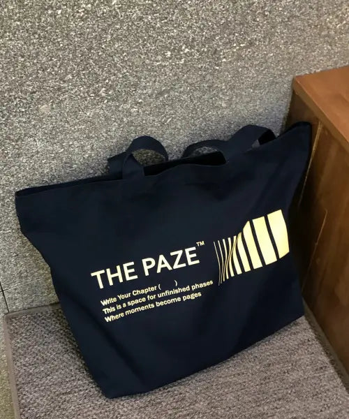 [THE PAZE] P.1 Navy Eco Bag