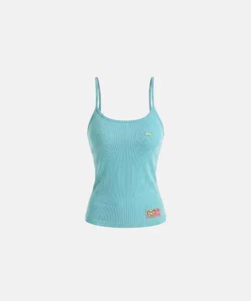 [BADBLOOD] Ambassador 26 Cotton Rib Cami Tank - Green / 앰버서더 26 코튼립 캐미 탱크 - 그린