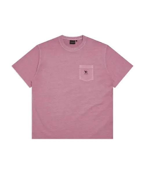 [MARK GONZALES] Pocket Pigment Short Sleeve T-Shirt - Indi Pink / 포켓 피그먼트 반팔 티셔츠 - INDI PINK