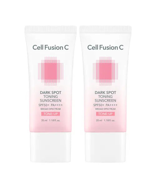 [CELL FUSION C] Freckle Spot Toning Sunscreen 35ml + 35ml / 잡티 토닝 썬스크린 35ml + 35ml