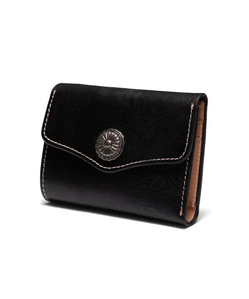 [OGARP] Concho Cow Leather Wallet Black