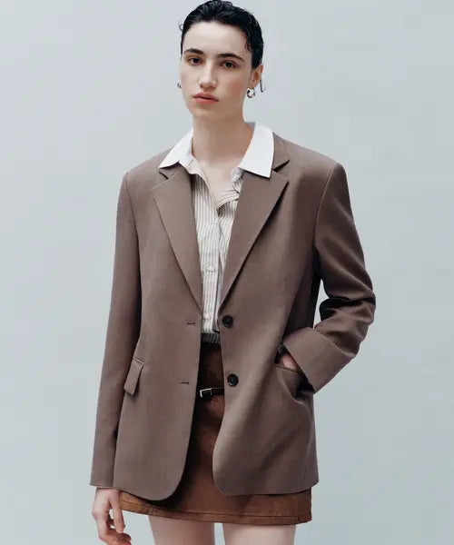[BORGOSESIA] 26SS Classico Tailored Jacket - Moca Brown / 26SS 클라시코 테일러드 자켓 모카브라운