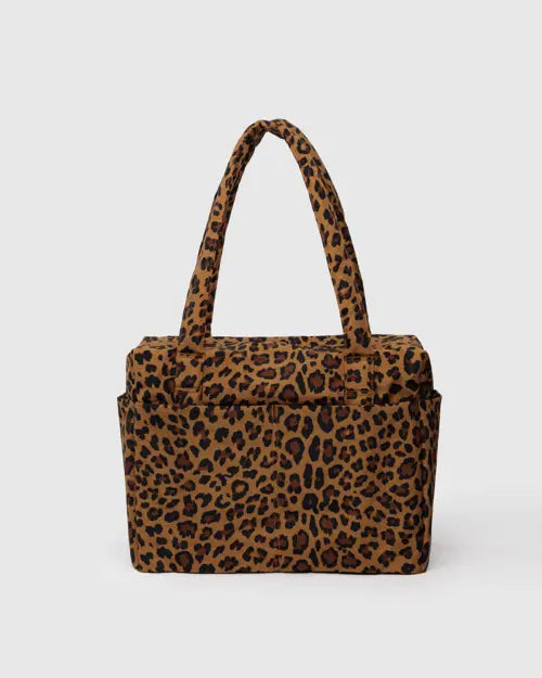 [BAGGU] BAGGU Small Cloud Carryon Leopard / BAGGU 바쿠 여행용 가방 스몰 클라우드 캐리온 레오파드