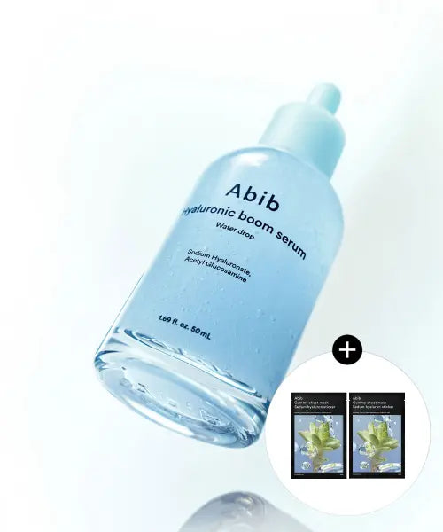 [ABIB] Hyaluronic Boom Serum Water Drop 50ml (+ Hydration Hyaluron Sticker Pack 2ea) / 히알루로닉붐세럼 워터드롭 50ml(+수분초 히알루론 스티커 팩 2매)