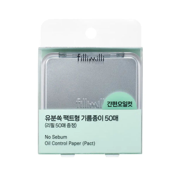 [Fillimilli] Fillimilli Oil Blotting Paper Pact (50 Sheets + 50 Refills) / 필리밀리 유분쏙팩트형기름종이(본품50매+리필50매)