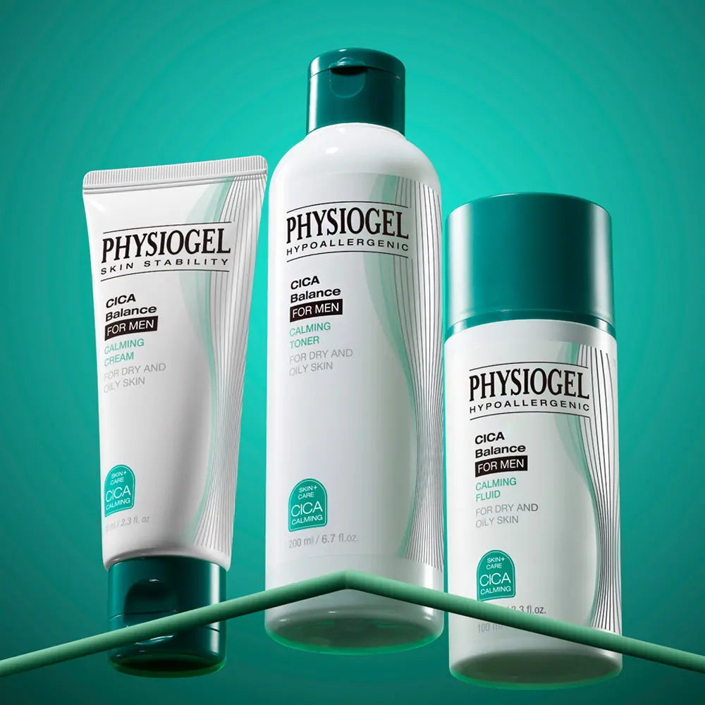 [physiogel] Physiogel Cica Balance For Men 2-Piece Set (+ Fluid 100ml or Cream 70ml) - Limited Edition / [한정기획] 피지오겔 시카밸런스 포맨 2종 (+플루이드 100ml or 크림 70ml)