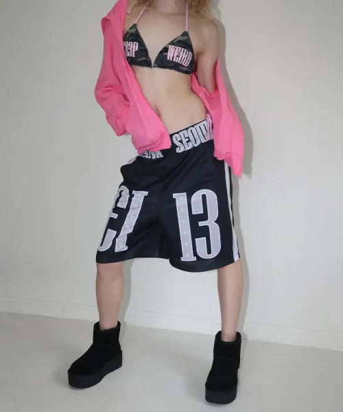 [CRANK] 13 MESH BOXER SHORTS_BLACK / 13 메쉬 복서 쇼츠_블랙