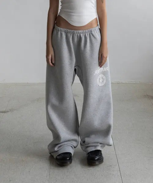 [PUNCH DRUNK PARTIES] THE PARTIER Sweatpants (GRAY)