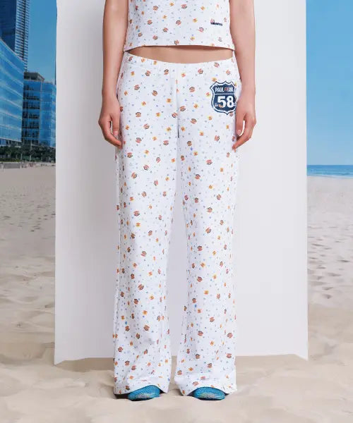 [SUNBURNPROJECT] SUNBURN X PAUL FRANK COTTON BANDING PANTS, MULTI