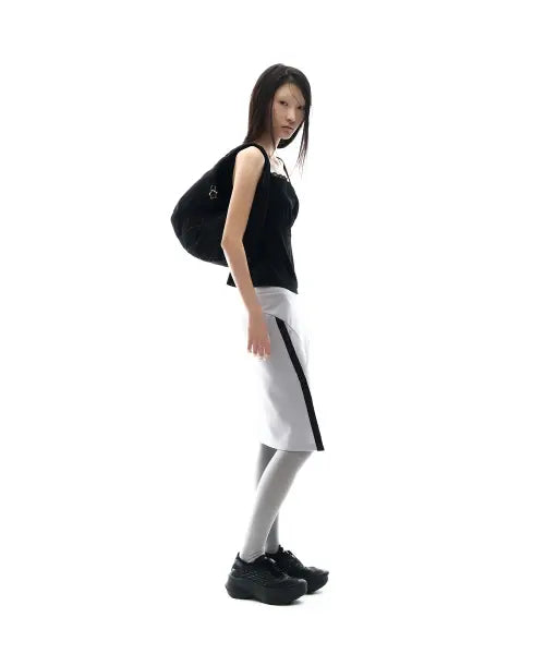 [OJOS] Starquilt padded Hobo Bag / Black