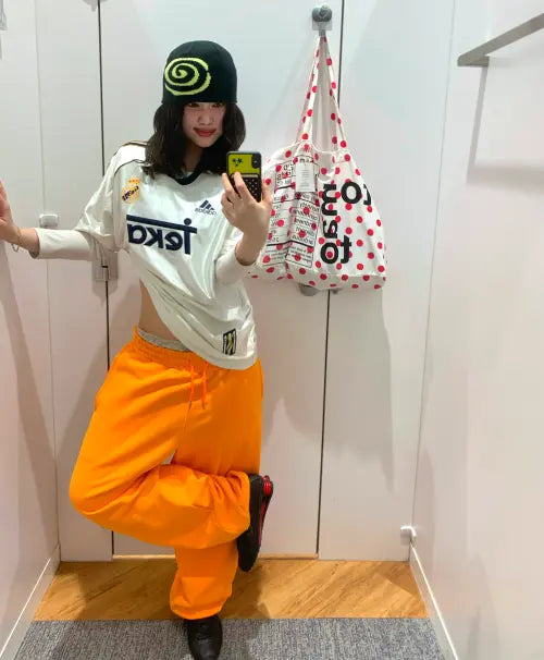 [KICKKI] Sweat pants orange / 스웻 팬츠 (오렌지)