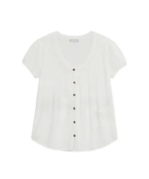 [HUG YOUR SKIN] Pointelle knit cardigan (Ivory) / 포인텔 니트 가디건 (아이보리)
