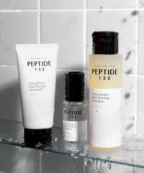[COSRX] Peptide-132 Ultra Perfect Hair Bonding Set (Shampoo + Treatment + Oil) / 펩타이드-132 울트라 퍼펙트 헤어 본딩 3종(샴푸+트리트먼트+오일)