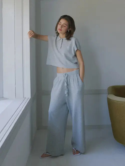 [JOLIEENVOL] BALCONY WIDE KNIT PANTS (5 COLORS)