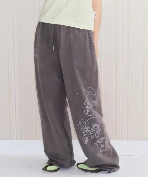 [AMES-WORLDWIDE] PPG HOTFIX DRAWING SWEAT PANTS DEEP CHARCOAL