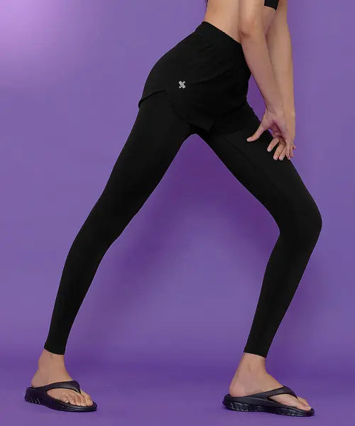 [XEXYMIX] Black Label Signature Life 2-in-1 Leggings WP9209G / 블랙라벨 시그니처 라이프 투인원 레깅스 WP9209G