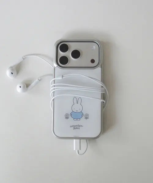 [SOMEWHEREBUTTER] Miffy Iphone Case - Ivory