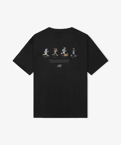 [NEW BALANCE] NBNEG21503 / UNI NB Friends Short Sleeve T-Shirt (Black) / NBNEG21503 / UNI NB 프렌즈 반팔티 (BLACK)